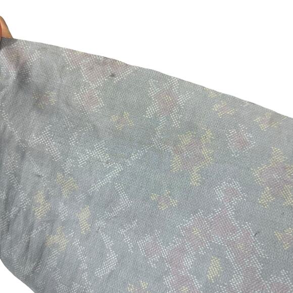 ULLA JOHNSON Antonia Maxi Dress Black Ikat Pattern Smocked Long Sleeve Size 8 - Picture 6 of 9